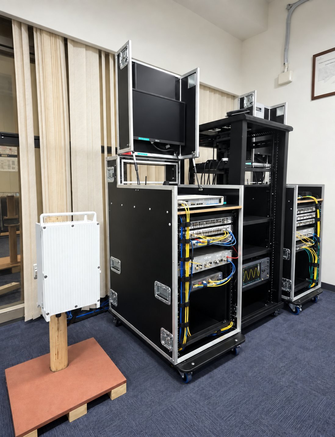 Radiated testing range