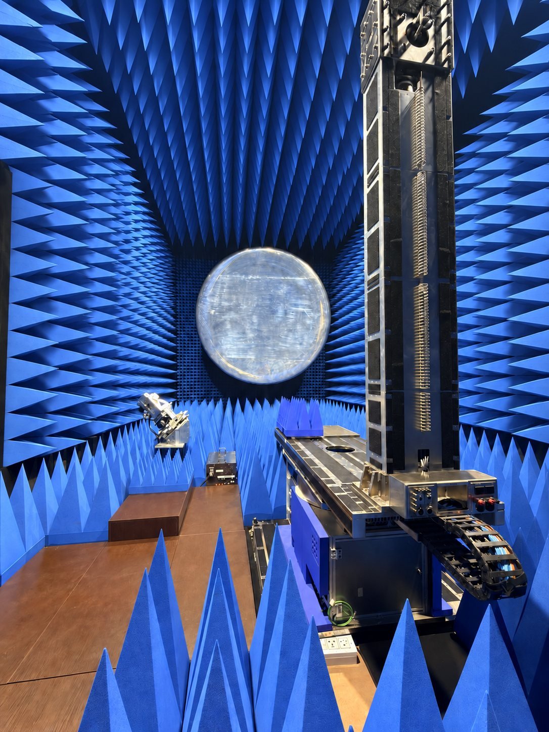 Inside the RF range laboratory